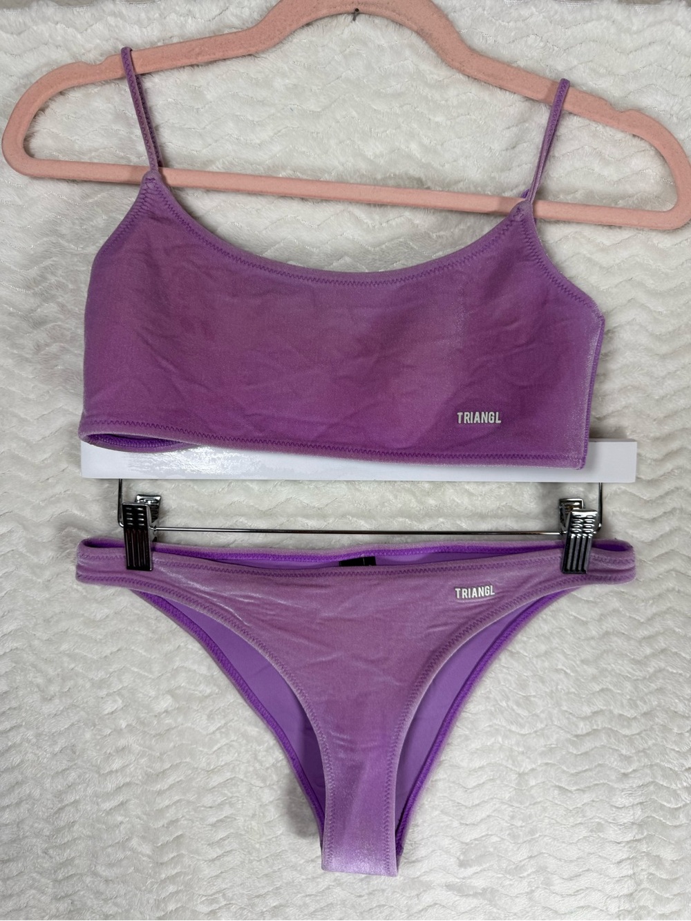 triangl swimwear Lavender Purple Bikini Set